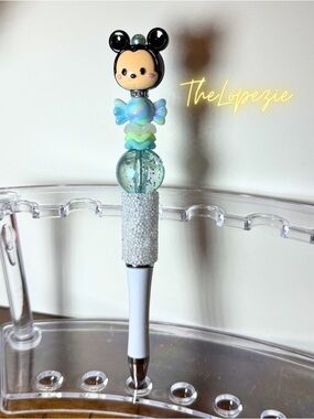Handmade Mickey Mouse inspired Beaded Pen